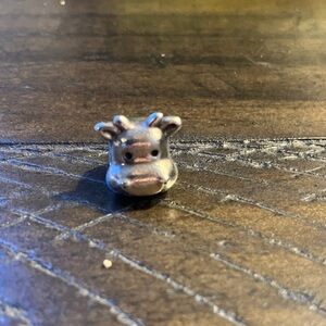 Pandora Silver Cow Charm